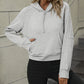 Malibu Dreams Zip-Up Raglan Sleeve Hoodie with Pocket