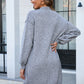 Sophia & Grace Open Front Dropped Shoulder Cardigan with Pocket