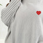 Plus Size Turtle Neck Long Sleeve Sweater