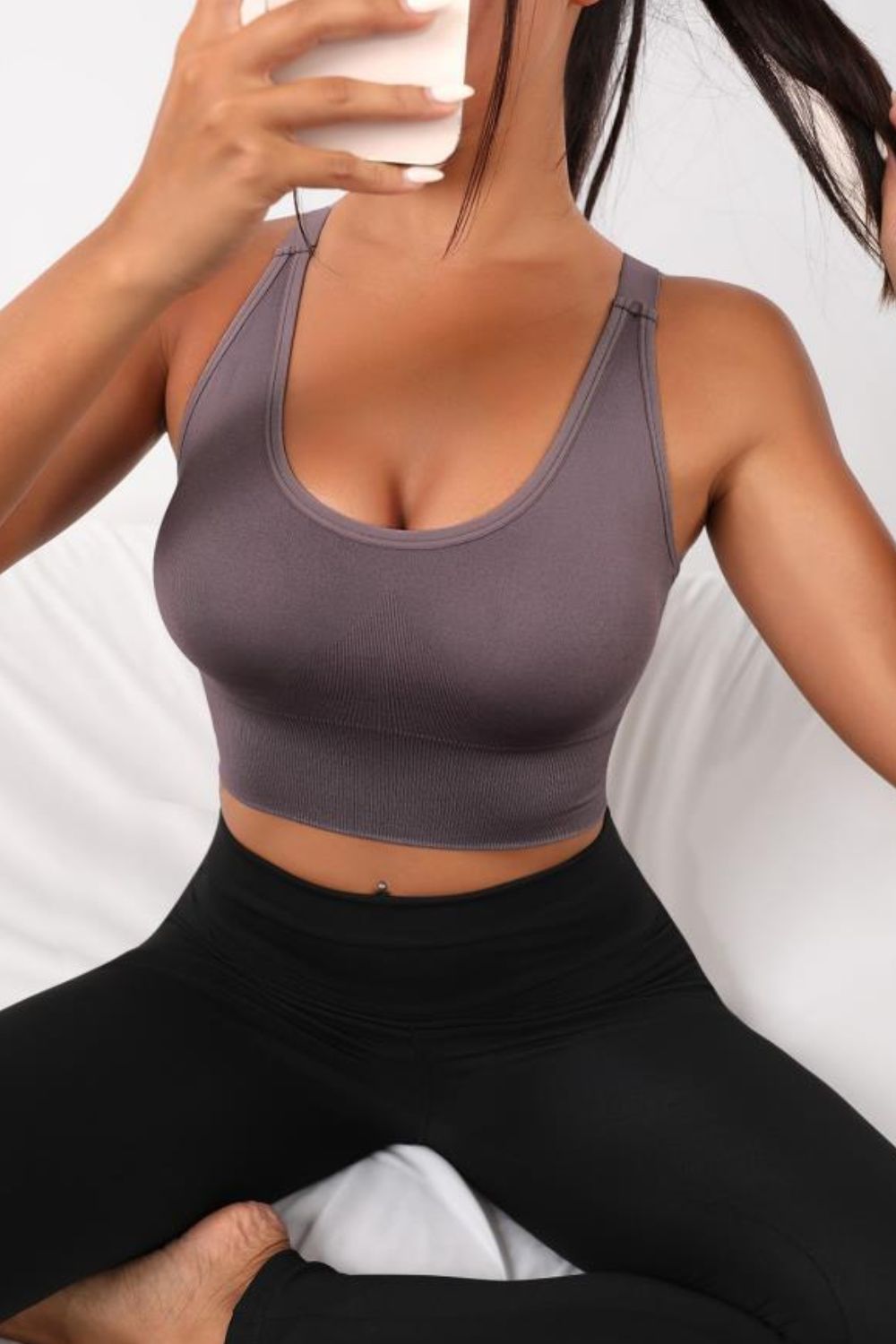 SO COMFY Scoop Neck Long Active Bra