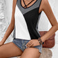 Women's Full Size Color Block Tank Top