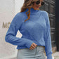 KnitwearTime Turtleneck Dropped Shoulder Sweater