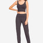 Deep V-Neck Crop Sports Bra in Assorted Colors