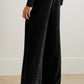 Loose Fit High Waist Long Pants with Pockets
