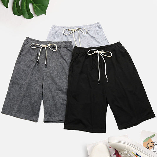 Men's JUMAR Solid Casual Drawstring Waist Three-Piece Short Set (Lot)