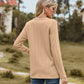 Decorative Button Slit Full Size Long Sleeve T-Shirt