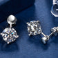 4 Carat Moissanite Drop Earrings