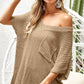 BiBi V-Neck Short Sleeve Knit Top - Brand BiBi