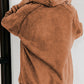 Full Size Long Sleeve Front Pocket Hoodie