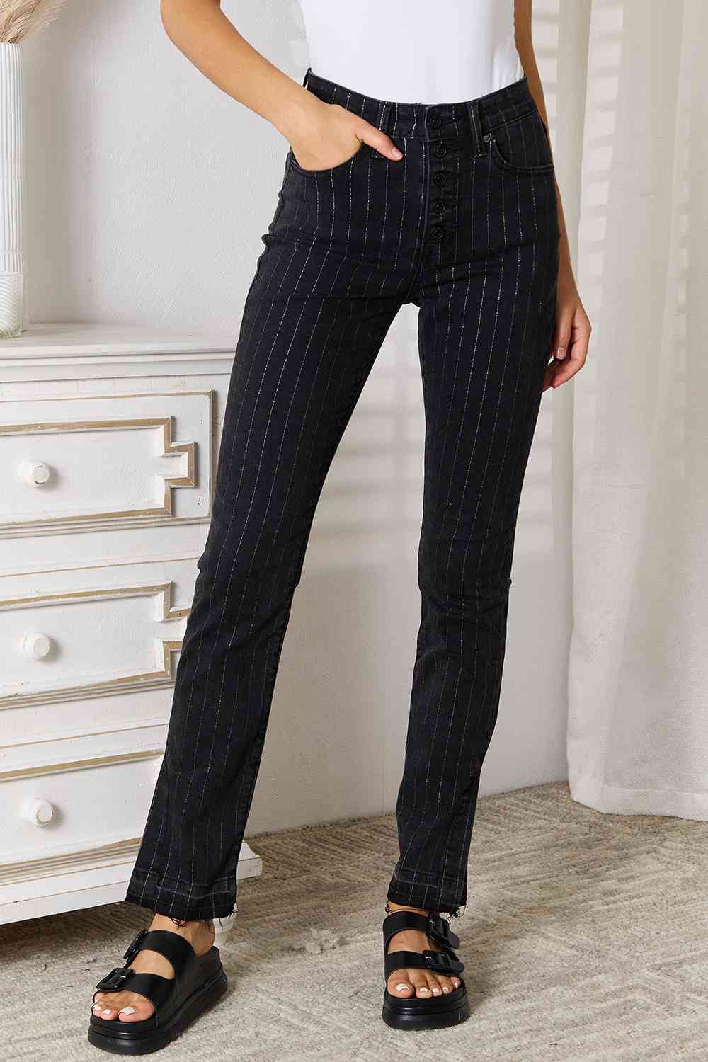 Kancan Striped Pants with Pockets *