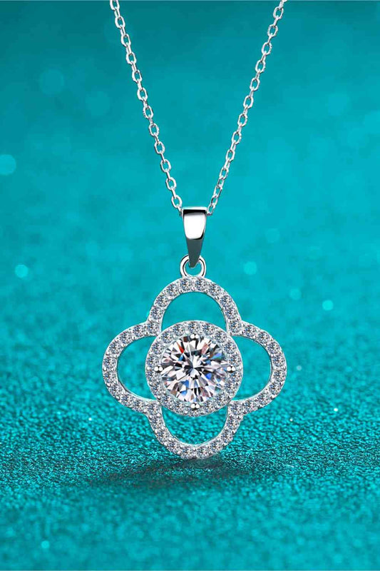 1 Carat Moissanite 925 Sterling Silver Necklace 💜