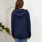 Full Size Raglan Sleeve Front Pocket Hoodie