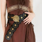 One Size Round Shape PU Leather Belt