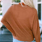 Half-Button Collared Long Sleeve Top