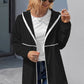 Zip Up Long Sleeve Hooded Watertight Jacket
