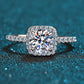 Ariel&Emaline Square Moissanite Ring
