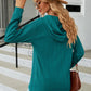 Full Size Cable-Knit Long Sleeve Hoodie