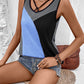 Women's Full Size Color Block Tank Top