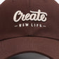 CREATE NEW LIFE Adjustable Cotton Baseball Cap
