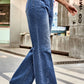 BeyondYou Buttoned Loose Fit Jeans with Pockets