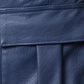 Kancan High Waist Faux Leather Cargo Joggers