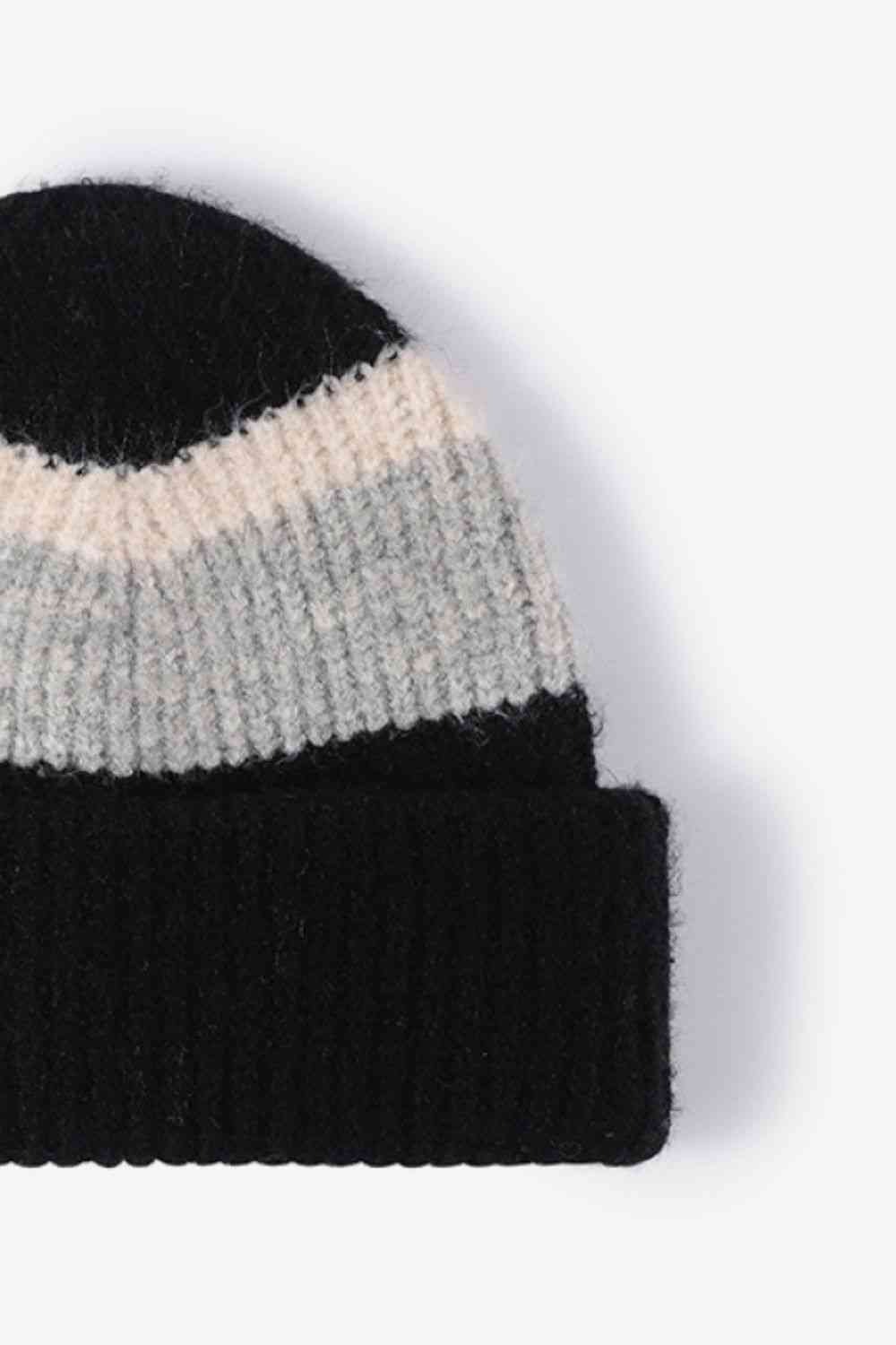 EZBeanie Tricolor Cuffed Hat Knit Beanie