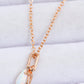 Opal Pendant 925 Sterling Silver Chain-Link Necklace