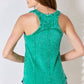 Zenana Washed Racerback V-Neck Tank - Brand Zenana