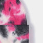 Tie-Dye Cuffed Rib-Knit Beanie Hat