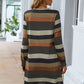 Women's Candida Striped Round Neck Long Sleeve Dress