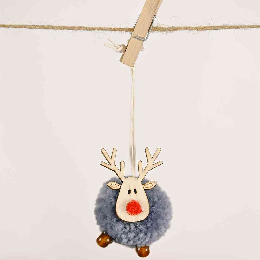 4-Piece Reindeer Hanging Christmas Widgets