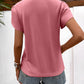 Malibu Dreams Women's Strappy V-Neck Petal Sleeve Top