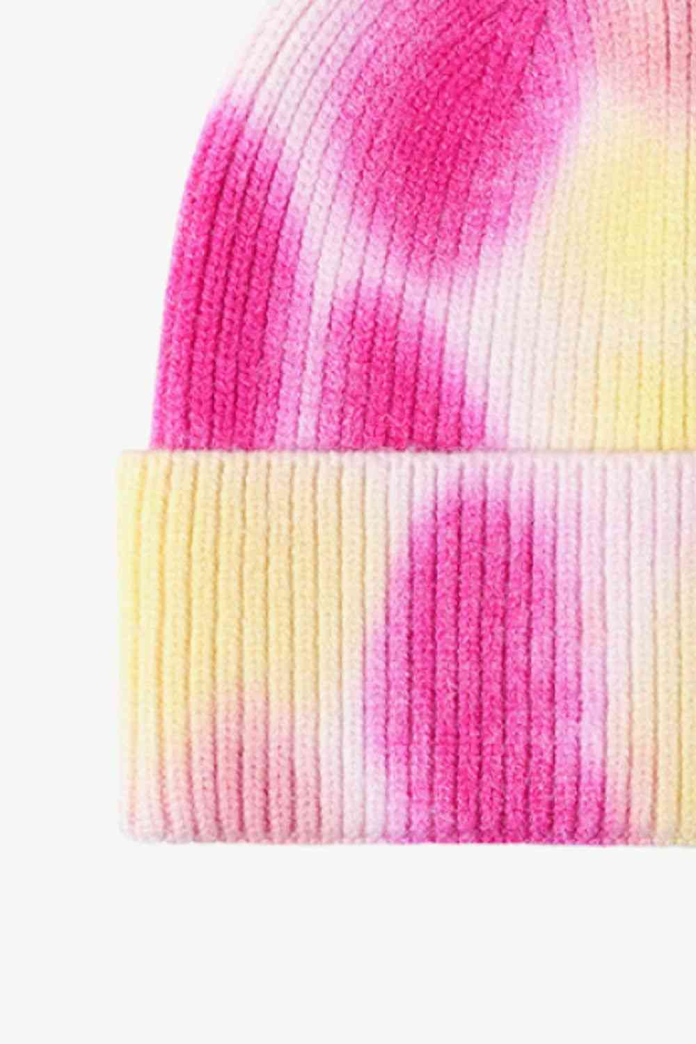 CHIC HATZ Tie-Dye Hat Cuffed Knit Beanie