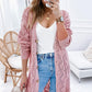 Full Size V-Neck Long Sleeve Cardigan