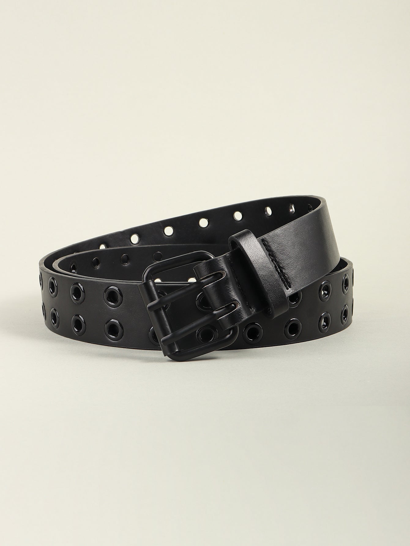 Women's Grommet PU Leather Belt