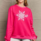 Simply Love Full Size Christmas Snowflake Graphic Sweatshirt