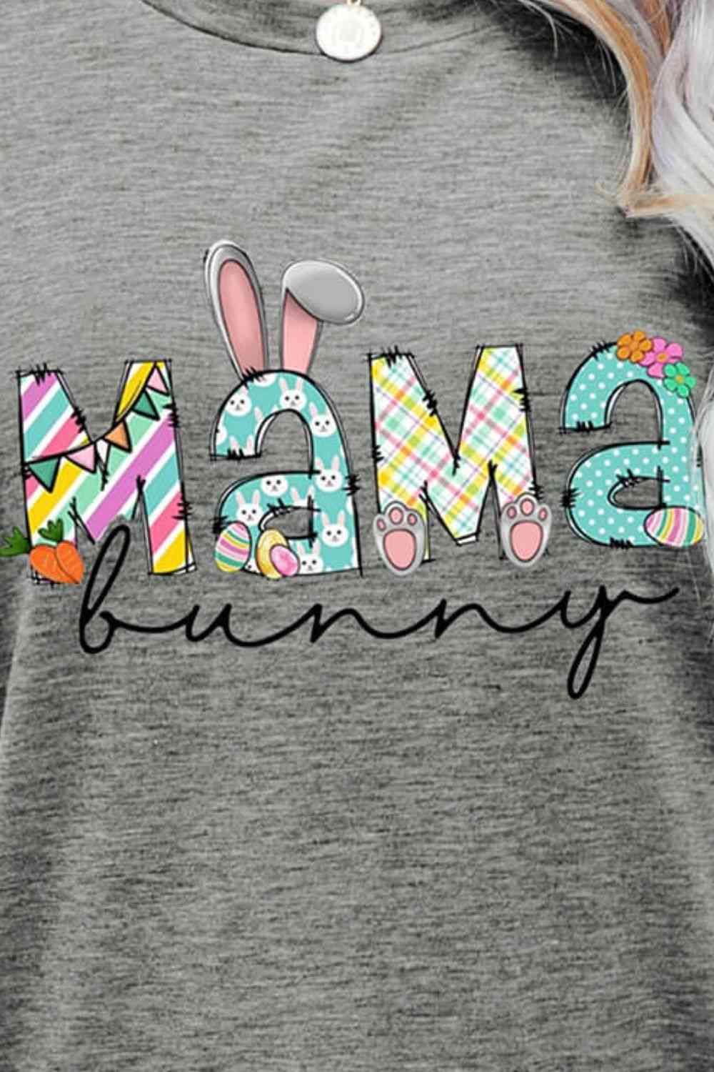 Seasonal MAMA BUNNY Easter Graphic Tee