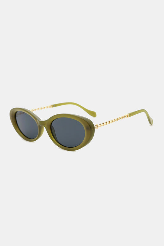 HANNAH MEA Polycarbonate Frame Cat-Eye Sunglasses