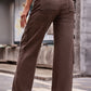 FIT RAGGED DENIM Buttoned High Waist Loose Fit Jeans
