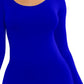 Round Neck Long Sleeve Maxi Wrap Dress