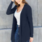 Basic Bae Full Size Open Front Long Sleeve Cover Up Cardigan