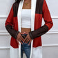 Color Block Open Front Cardigan