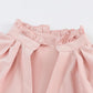 Notched Neck Tiered Dress