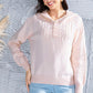 Cable Knit Long Sleeve Hooded Sweater