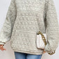 Quilted Long Sleeve Hoodie with Pocket