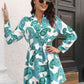 Joan Paisley Print Johnny Collar Smocked Dress