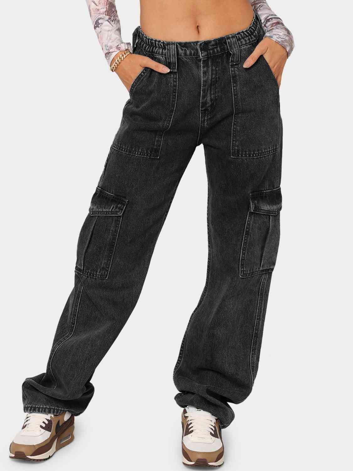 Cool Threads Straight Jeans with Pockets