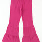 Long Flare Pants with Pocket