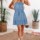 Women's Ditsy Floral Strapless Mini Dress