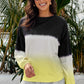 Women's Full Size Tie-Dye Drop Shoulder Round Neck Sweatshirt